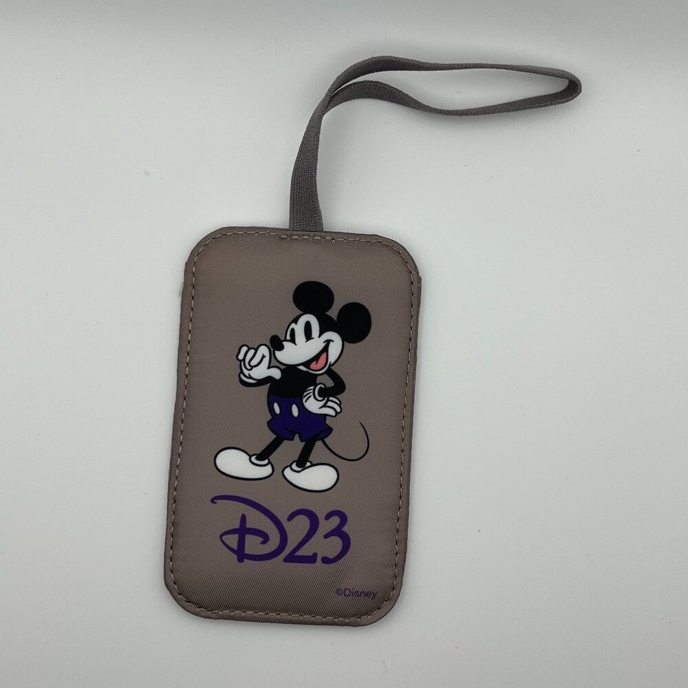 LUG DISNEY Destination D23 Mickey Mouse Luggage Tag NEW